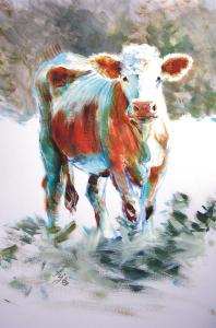 Cow Painting - The Courage of Youth